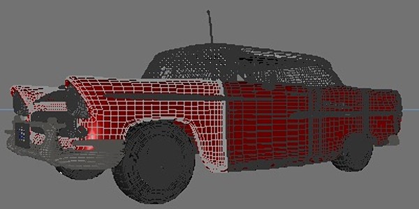 3dsmax classic chevrolet - Chevrolet 1950s Bel Air (With Interior)... by Whong